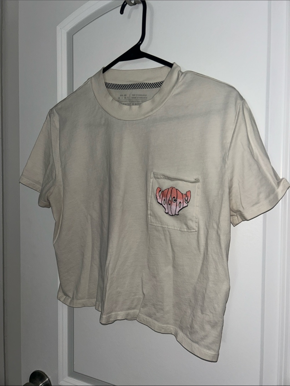 Volcom Cream Short Sleeve Pocket Tee